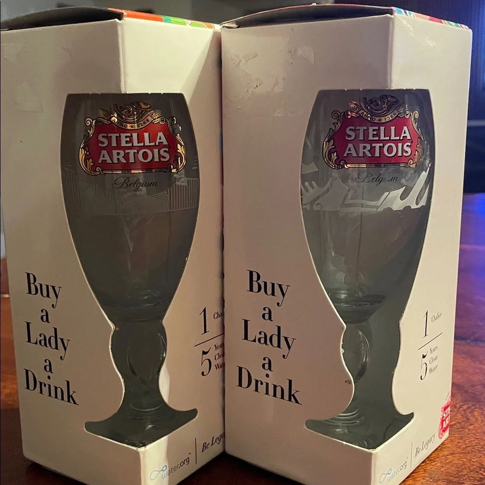 Stella Artois X Water.org Chalices “Peru & Haiti” Editions [Lot of 2]